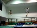 Xxy and Zixi Synchronised Trampoline Routine