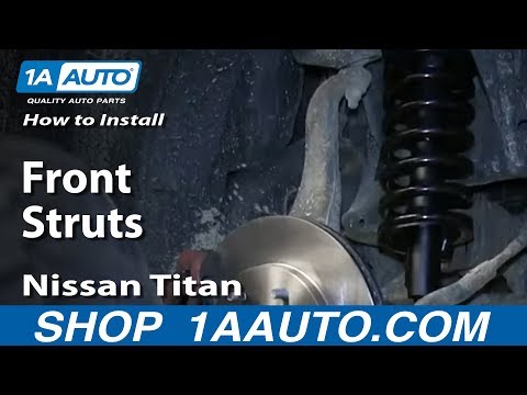 How To Install Replac Front Struts 2004-14 Nissan Titan Armada