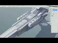 Pene Menn : Concept Art - Space Ship Tutorial 1 ( painting)