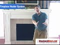 Installing a fireplace heater system