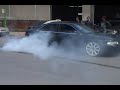 Audi A4 burn out and crazy smoke show !!!