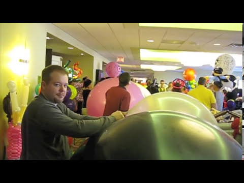 balloon convention - Jim helps set balloon world record!