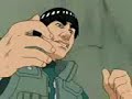 rock lee vs gaara del desierto