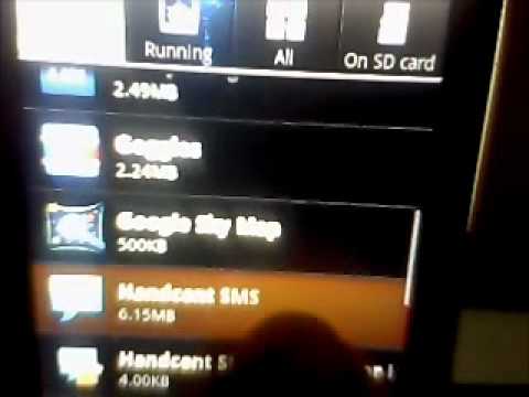 how to get more space on lg optimus q