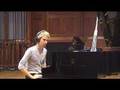 Matthew Bellamy playing "la campanella" by on a grand piano