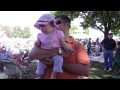 Baby Nora and Daddy at the wine festival