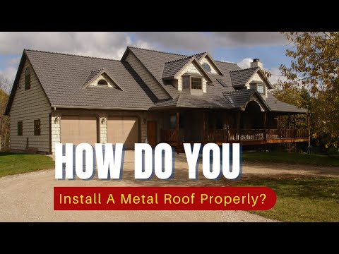 how to install metal ridge vent