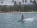 having fun at puerto rico    kneeboarding