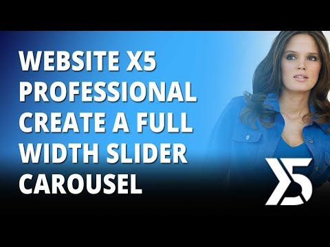 Website X5 Professional Create A Full Width Slider Carousel