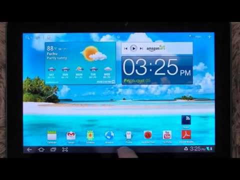 Samsung Galaxy Tab 10.1 TouchWiz UX Update Hands On
