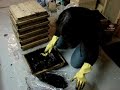 Collecting the compost