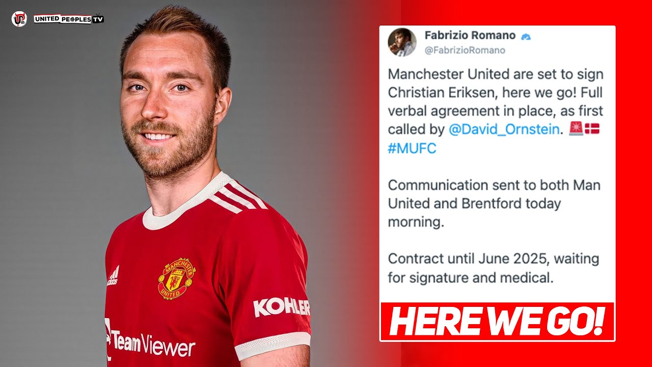 ERIKSEN TO MAN UTD: HERE WE GO! Done Deal, Fabrizio Romano Confirms Ten Hag's Next Signing