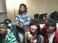 Nicki Minaj Jae Millz Gudda Lil Chuckee Drake Mack Maine T Streetz Young Money Wallin Out Backstage In St Louis That Lil Nicca Is Corrupted