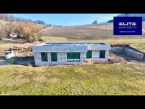 Video Novostavba pasivního domu s pozemkem 2293 m² a výhledem do krajiny – Slaná u Semil