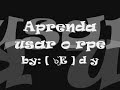 bom gente, fiz esse video pra quem ainda t� aprendendo usar o rpe !!!