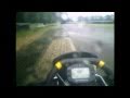 Slick tyres in wet conditions, Llandow, TKM