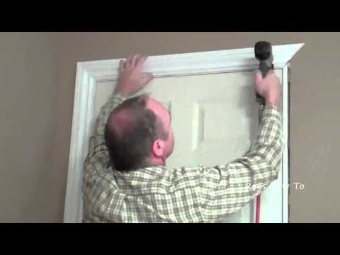 how to fit a door to a frame