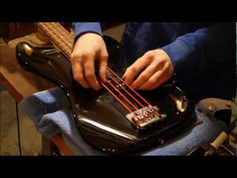 how to adjust p bass pickup