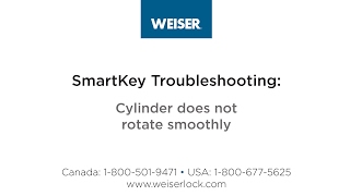 SmartKey Troubleshooting: Cylinder does not rotate smoothly