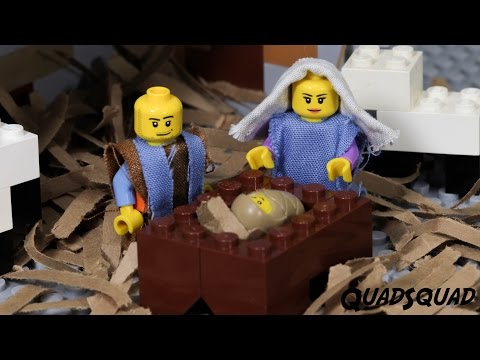 THE CHRISTMAS STORY FOR KIDS - told with LEGO Stop Motion