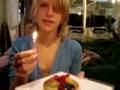 YouTube - Fruits tart and a trick candle for Kitty-cyan 8-12-2008