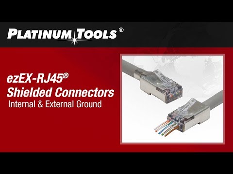 How to Terminate Shielded ezEX-RJ45 Connectors