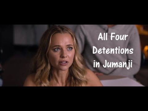 Jumanji: Welcome to the Jungle - All Four Detention Scenes|Dwayne Johnson|Karen Gillan|Kevin Hart