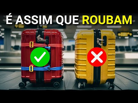 12 TRUQUES de BAGAGEM que as COMPANHIAS AÉREAS ODEIAM (Nunca perca sua mala)