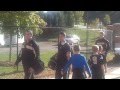 WAKE FOREST football arriving for game vs Virginia Tech 10/15/11
