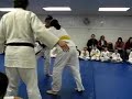 Girl Pins boy in judo match