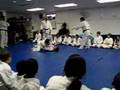Girl Pins boy in judo match