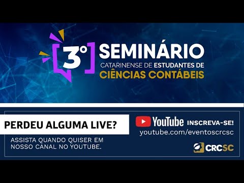 3° Seminário Catarinense de Estudantes de Ciências Contábeis “Inovação, Tecnologia e Contabilidade”