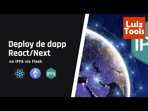 Deploy de dapp React ou Next na IPFS via Fleek