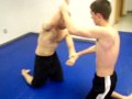 tom n josh jujitsu sparring during class