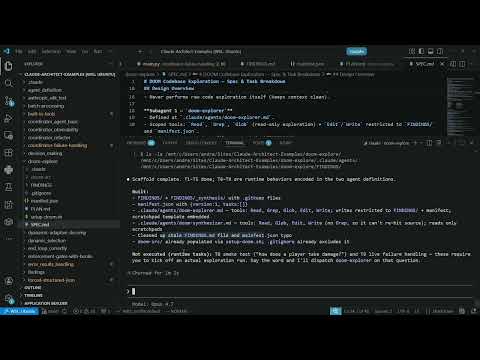 Claude Certified Architect - Large Codebase Exploration DOOM Follow Along