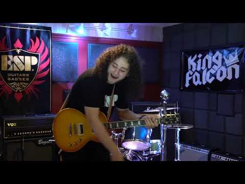 Michael Rubin of King Falcon & ESP Guitars tutorial video session "Lydian Mode"