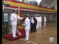 jura de bandera del 7� curso de formaci�n militar b�sica para aspirantes a oficiales reservistas voluntarios de la armada espa�ola, escuela naval militar, mar�n (pontevedra). agosto de 2.006. 