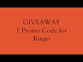 Giveaway - 1 Promo Code for Ringo