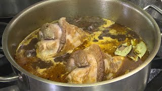 Geschmorte Lammhaxe zubereitet vom K&uuml;chenmeister