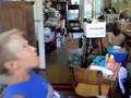 spinning in a chair