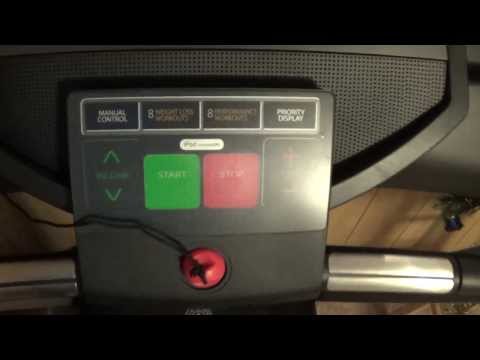 how to tighten belt on golds gym treadmill