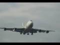 Atterraggio a Pisa (LIRP) di un B 747 - 400 della Emirates