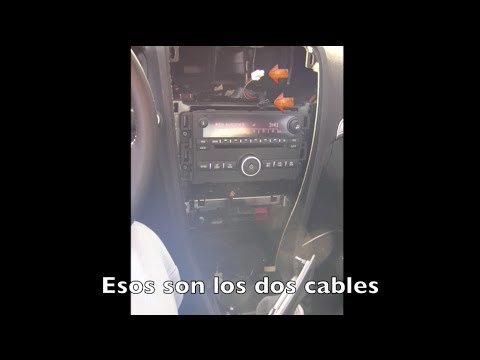Desmontar la radio en Cadillac BLS