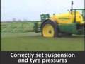 Sprayer efficiencies and boom stability