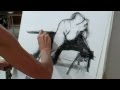 life drawing group in action