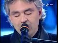 Andrea Bocelli \"El Silencio De La Espera\" Live on stage