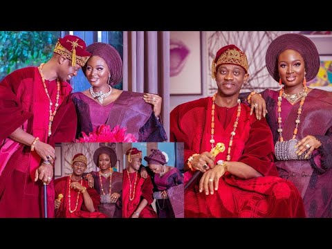 Yoruba Actor Lateef Adedimeji & Bimpe Oyebade Finally Celebrate Their Traditional Wedding, CONGRATS
