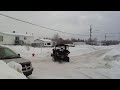 Cfmoto snyper donut in snow