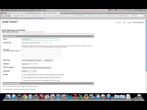 video-linktoworks-Adobe Connect - Creating a Meeting Room