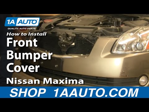 How to Install Replace Front Bumper Cover Nissan Maxima 04-08 1AAuto.com